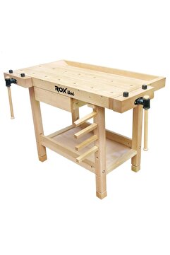 Genel Markalar Wood 0111 Iki Mengeneli Hobi Ahşap Oyma Marangoz Çalışma Tezgahı 106 Cm