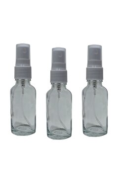 Paradise 3 Adet 30 Ml Boş Cam Parfüm Şişesi Doldurulabilir Spreyli