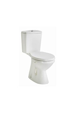 Seramiksan A051001 Natura Alttan Çıkışlı Beyaz Klozet Takımı
