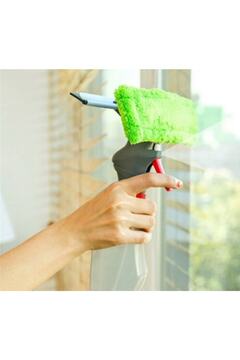 Genel Markalar Mikrofiber Cam Silme Mopu Pratik Spreyli Su Hazneli Temizlik Aparatı