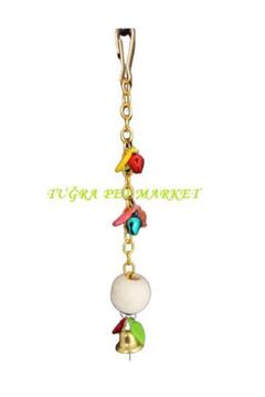 TUĞRA PET MARKET Tuğra Pet Market Muhabbet Kuşu Zil Oyuncak , Zilli Kuş Oyuncağı