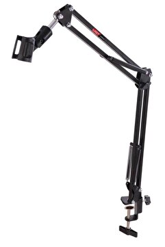 Lastvoice Profesyonel Masa Tipi Mikrofon Standı (35x35 Cm) Telefon Tutucu