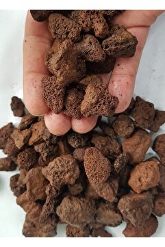 Doğalsan Tarım Kırmızı Pomza Taşı 10-15 Mm 10 Lt Volkanik Ponza Lav Taşı Kaktüs Sukulent Pomzası Tarım Pomzası