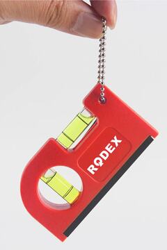 Telvesse Rodex Cep Tipi Mini Su Terazisi Kırmızı Mıknatıslı Su Terazisi