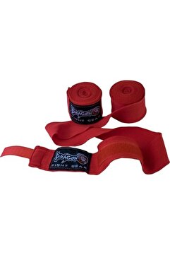 Dragondo Kırmızı Boks Bandajı Kickboks Bandaj 3,5 m