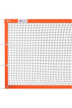ÖZBEK 70cm * 3.00mt - Mini Tenis Ağı - Voleybol - Ayak Tenisi Filesi - Profesyonel Turuncu