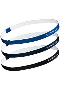 Decathlon Tarmak Kadın Saç Bandı Seti - Siyah / Lacivert / Mavi