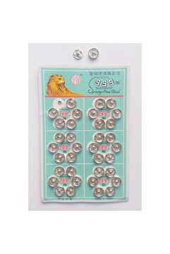 Genel Markalar Çıtçıt Dügme Gümüş Renk 1no (10mm) 36 Adet