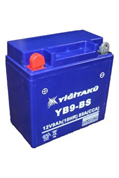 Yiğit Akü 12 V 9 Ah Yb9-bs Motorsiklet Aküsü (YÜKSEK AKÜ) (E*B*Y) (137*76*134) Mm