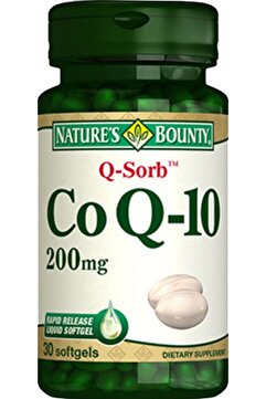 Nature's Bounty Coq-10 Plus (Q-Sorb) 200  mg 30 Kapsül