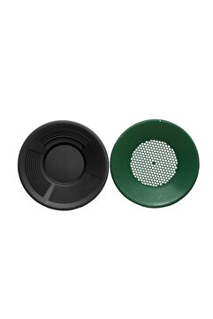 başarı ortopedi Siyah Gold Pan Altın Eleği Tavası Set - Gold Pan Gold Pan Süzgeç Altın Bulma Yıkama Arama