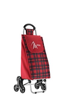 Miras Kırmızı M-107 Lux Üçteker Pazar Arabası