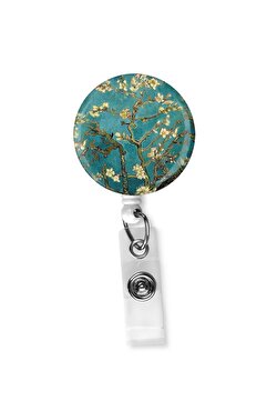 StormiStoretr Badem Ağacı Damla Yoyo Van Gogh Yaka Kartlığı