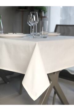 desenizmir Masa Örtüsü 1.30 Cm X 1.70 Cm Açık Krem Renk