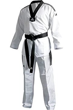 adidas Fighter Eco 3 Stripes - 3 Çizgili Taekwondo Müsabaka Elbisesi