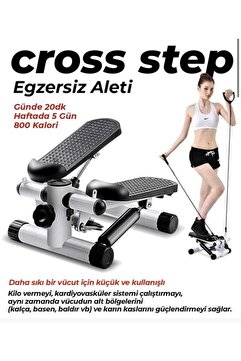 MOBEE Ipli Fitness Stepper Egzersiz Aleti Total Body Twister Cross Step Spor Ve Kondisyon Aleti