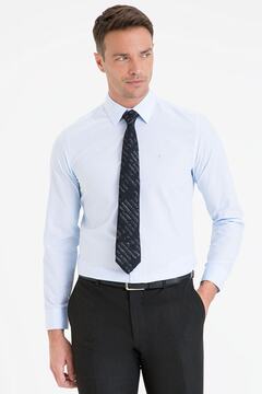 Pierre Cardin Açık Mavi Slim Fit Basic Gömlek