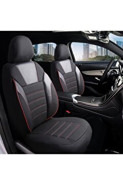 Z&C MAXTECH Fiat Egea Deri Detaylı Özel Tasarım Oto Koltuk Kılıfı Seti Star