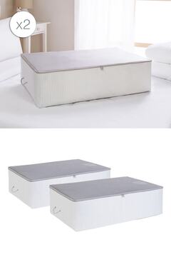 Ocean Home Textile 2 Adet Mega Boy Gri Stuff & Things Baza Altı Yastık Yorgan Kazak Hurcu 74x46x22