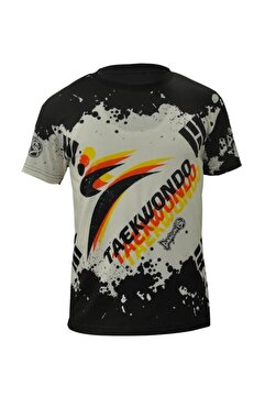 Dragondo Tx8516 Kore Bayraklı Taekwondo Tişörtü
