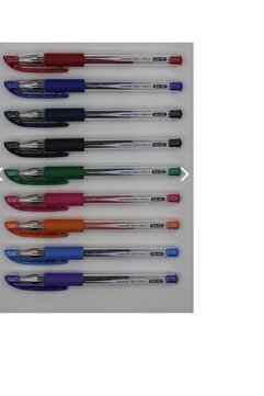 Genel Markalar Signo Needle 0.38 Iğne Uçlu Jel Kalem Tüm Renkler Set 9 Lu