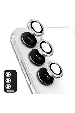 Fibaks Samsung Galaxy S23 & S23 Plus 3 Parça Kamera Lens Koruyucu Cam Kamera Koruma