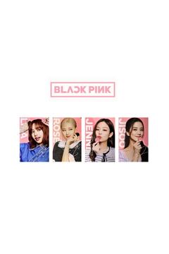 REN AKSESUAR Kpop Blackpink Oreo Tek Yön Baskılı 4 Adet Fotokart
