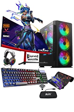 Zeiron Game V1 i5 3470 16GB RAM 256GB SSD+500GB HDD Gtx1660 Super 23.8" Oyuncu Masaüstü Bilgisayar