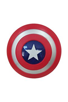 AVENGERS Kaptan Amerika Sesli Işıklı 30cm Tutmalı Kalkan Kaptan Amerika Oyuncak Seti