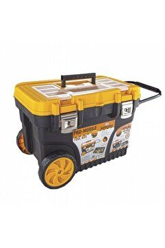 Genel Markalar Super-bag Pro Mobil Metal Kilitli Büyük Tekerlekli Takım Çantası Alet Çantası