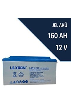 Lexron 12v Volt / 160amper Uyumlu Ah Deep Cycle Solar Güneş Jel Akü