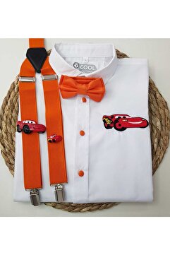 cool partyshop Şimşek Mc Kıyafet Askı Papyon Gömlek