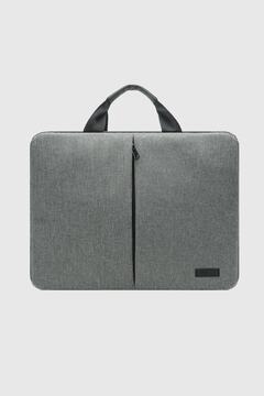 D'VERS 15.6 Inç Gri Unisex Notebook Evrak Laptop Çantası