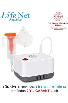 Life Net Medikal Kompresörlü Nebulizatör Cihazı Buhar Makinası Wne211