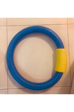 rf reel foam Kilitli Deniz Ve Havuz Makarnası, Yüzme Makarnası - Mavi-sarı (KİLİDİ 22 CM)