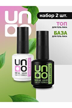 KozMood Kalıcı Oje Seti Uno Rubber Base Coat 15 Ml + Uno Top Coat Super Shine 15 Ml