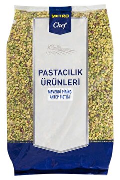 Metro Chef Pirinç Meverdi Fıstık 1KG Pastacılık Pasta Tatlı Mutfak Şef