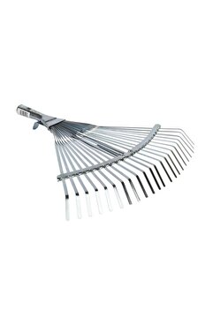 Genel Markalar Ayarlanabilir Metal Yaprak Tırmığı 22 Diş 32-45 cm Bahçe Tırmığı