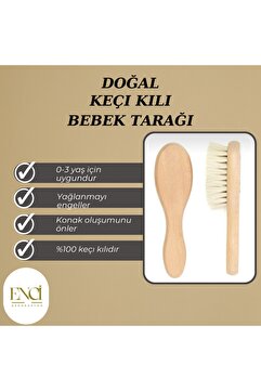 ENCİVA DOĞAL BEBEK TARAĞI( KEÇİ KILI )