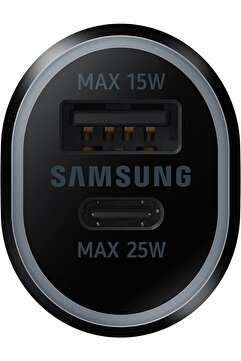 Samsung Orijinal Süper Hızlı Ikili Araç Şarjı 25w
