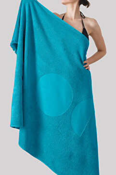 COTTONMANIA Lua Deep - Yeni Yaz Trendi 100x180cm. Premium Plaj Havlusu