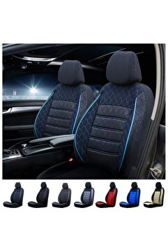 SMRAUTOACCESSORY Siyah Mavi Ford B Max Oto Koltuk Kılıfı Gof