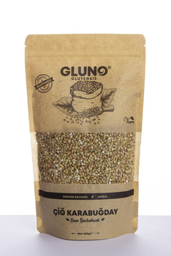 Gluno Glutensiz Çiğ Karabuğday Tanesi 500 gr