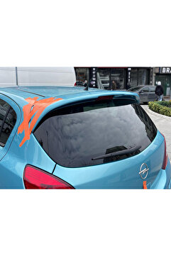 md tuninggaraj Opel Corsa D 4 Kapı 2006-2014 Uyumlu Boyasız Fiber Spoiler
