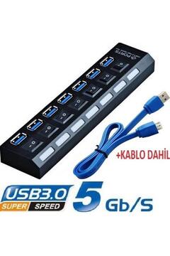 Genel Markalar 7 Port Usb 3.0 Hub Çoklayıcı Çoğaltıcı Switch
