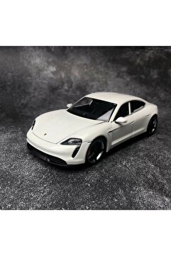 WELLY Porsche Taycan Turbo S Diecast 1/36 Ölçek Metal Araba Kapılar Açılır