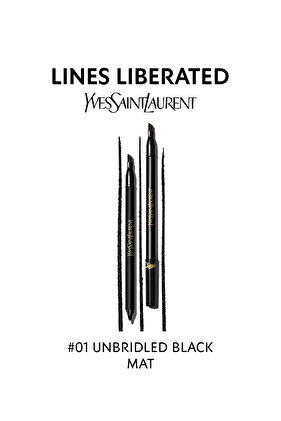 Lines Liberated Suya Dayanıklı Göz Kalemi 01 Unbridled Black 3614274173765