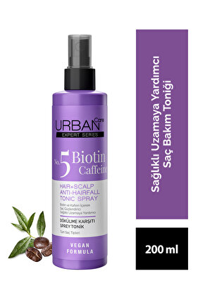Expert Biotin Ve Kafein Dökülme Karşıtı Saç Bakim Toniği- Hızlı Uzamaya Yardımcı 200 ml-Vegan