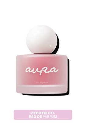 Aura Parfüm EDP 50 ML | Vanilyalı Pudralı Kalıcı Kokulu Kadın Parfümü Yasemin Zambak Sandal Ağacı Ud