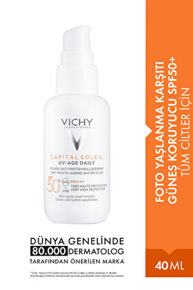 Capital Soleil UV Age Daily Foto-Yaşlanma Karşıtı SPF50+ Korumalı Güneş Kremi 40 ML